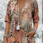 Sofia - Vibrant Midi Dress