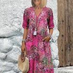 Sofia - Vibrant Midi Dress