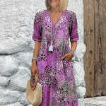 Sofia - Vibrant Midi Dress