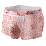 3 Pack Men's Sexy U-Shaped Mesh Breathable Boxer Briefs