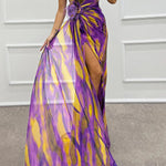 Lorna | Vibrant Draped Dress