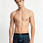 3 Pack Men's Trendy Prints Movement-Friendly Cooling Touch Trunks