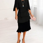Patricia | Elegant Comfort Ruffle Dress