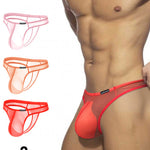2 Pack Men's Sexy Semi-Transparent Thong