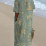 Merel | Vintage Floral Maxi Dress