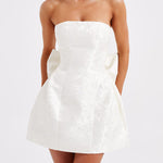 Zita | Jacquard Knot Mini Dress
