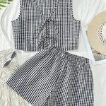 MOESHA™ - Chic Summer Sleeveless Vest and High-Waist Shorts Set