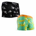 Couple 2 PCS Cotton Cartoon Breathable Underwear