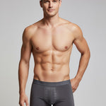 3 Pack Men's Seamless Breathable Trunks with 7A Antibacterial Mulberry Silk Lining