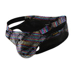 2-pack Men's Snake Print Hollow Briefs