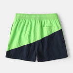 Men Casual Spell Color Sports Board Shorts