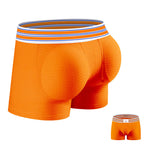 2 Pack Men's Breathable Mesh Butt-Lifting 3D Enhancing Design Seamless Shapewear