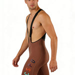 Men's Breathable Quick-Dry Fabric Movement-Friendly Wrestling Singlet Bodysuit