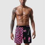 3 Pack Men's Leopard Print Ice Silk Loose-Fit Breathable Boxer Shorts