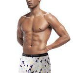4 Pack Men's Mid-Rise Lightweight Printed Seamless Comfort Trunks
