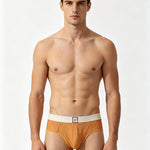 3 Pack Men's High-Stretch Mid-Rise Mesh Comfy & Breathable Briefs