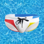 Men's 3D Pouch With Pad Beach Swim Briefs