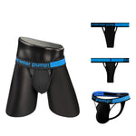 Men's Sexy Butt-Lifting Sporty U-Pouch Large Thong & Strings