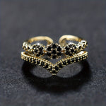 Luxurious Double Layer Ring