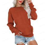 ERMA™ - Women's Lightweight Crewneck Hoodless Sweatshirt