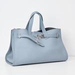 BEVERLEY™ - Large Capacity Genuine Cowhide Leather Tote Bag for Work & Travel