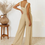 Cara | Minimalist Top Set and Wide Leg Pants