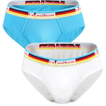 2 Pack Men’s U Pouch Rainbow Pride Briefs