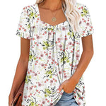 ROBIN | COZY TOP WITH SHORT SLEEVES & PRINT