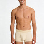 3 Pack Men's Breathable Comfort Double-Sided Access Soft Waffle Cotton Trunks
