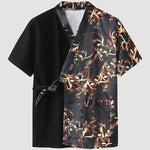 Printed Kimono Pajamas For Men
