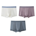 3 Pack Men's Soft Antibacterial Cooling Breathable Air Conditioner Trunks