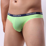 4 Pack Men's Sexy Comfortable Ice Silk Breathable Thong