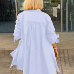 CÉLINA™ - Classy Long Shirt Jacket