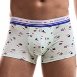 6 Pack Men's U Convex Modal Print Breathable Trunks