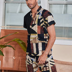 Printed Kimono Pajamas For Men