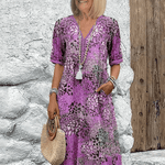 Elaisa | Elegant Floral Midi Dress