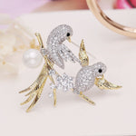 Enchanted Lovebirds Brooch