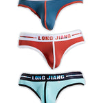 3 Pack Men's Seamless Ice Silk Comfy Underwear