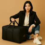 Expandable travel duffel bag with wheels | Harper