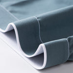 4Pcs Men's Cotton Solid Mid-rise Trunks