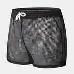 Mens Mesh Loose See Through Swim Shorts