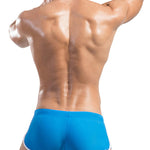 Men's Breathable Boxer Drawstring Swimming Trunks