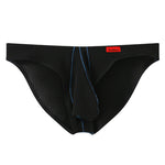 3 Pack Men's Ice Silk High-Elastic Breathable Briefs for Sports