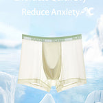 3 Pack Men's Ice Silk Seamless Breathable Quick-Drying Trunks