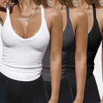 JAYDA™ – Sleek Fit Racerback Tank Top (Pack of 3)