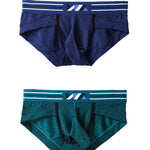 2 Pack Soft Separated Pouch Mens Briefs