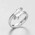Silver Embrace Ring