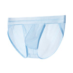 2 Pack Men's Ultra-Soft Ice Silk Quick-Dry Smooth Cooling Briefs