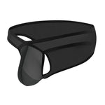 2 Pack Men's Sexy See-Through Triangle Y-Shaped Sleep Briefs