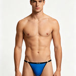 4 Pack Men's Cooling Touch Adjustable Ice Silk Bikinis